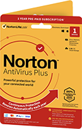 Norton AntiVirus Plus scatola