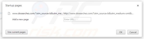 Dosearches rimozione dalla homepage di Google Chrome 