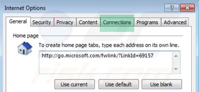 rimuovere le impostazioni proxy da Internet Explorer passo 2