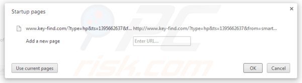 Rimuovere key-find.com dalla Google Chrome homepage