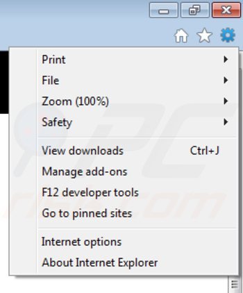 Rimuovere 123HD-Ready da Internet Explorer step 1