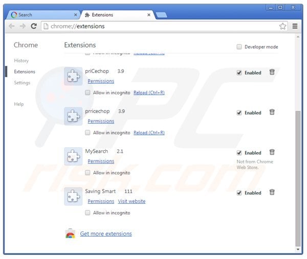 Rimuovere websearch.wonderfulsearches.info da Google Chrome