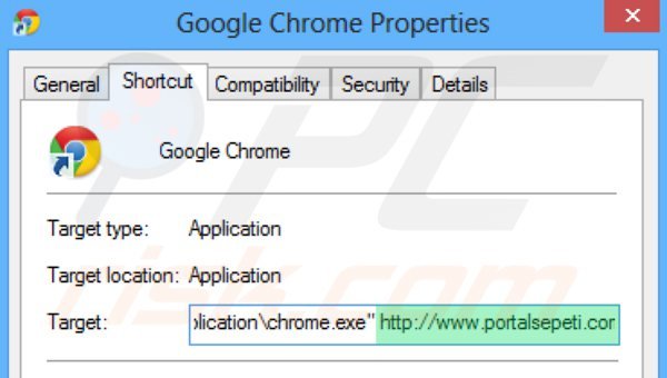 Aggiustare il collegamento a Google Chrome step 2