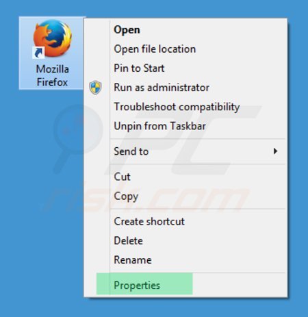 Aggiustare il collegamento a Mozilla Firefox step 1