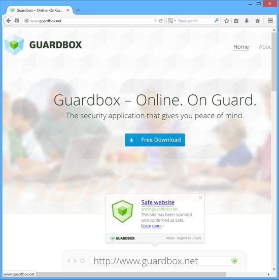 Website usato per promuovere guard-search.com browser hijacker