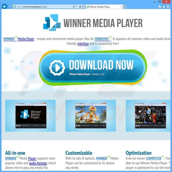Winner Media Player adware