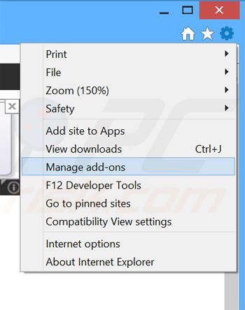 Rimuovere Object Browser da Internet Explorer step 1