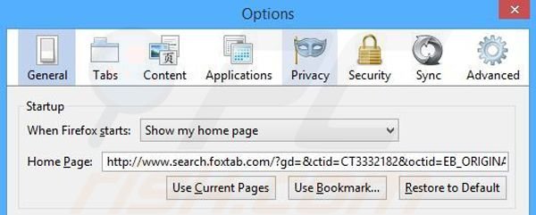 Cambia la tua homepage su Mozilla Firefox 