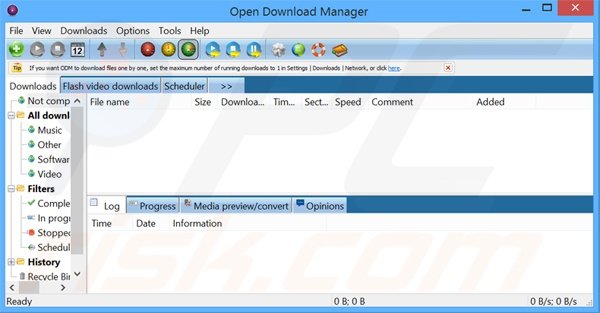 Open Download Manager application