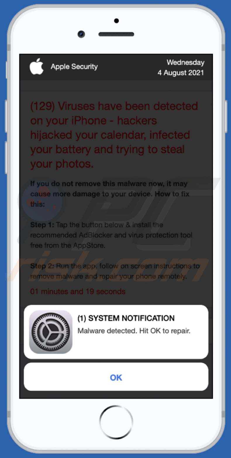 Hackers hijacked your calendar, infected your battery truffa