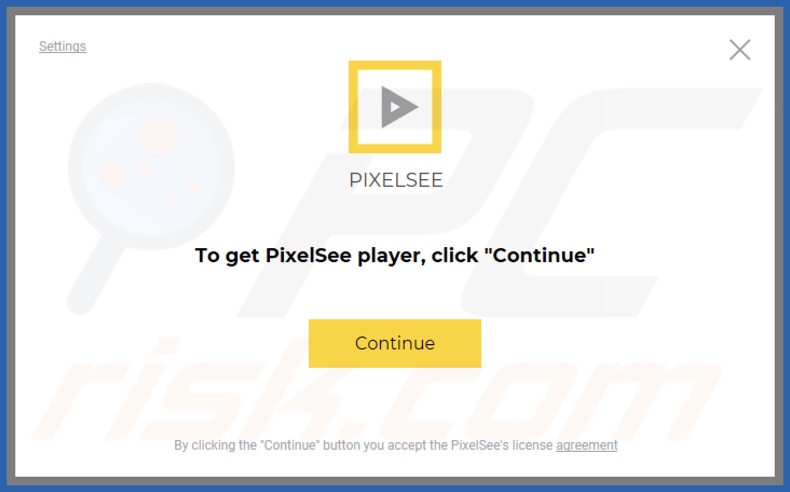 Configurazione dell'installazione dell'applicazione PixelSee