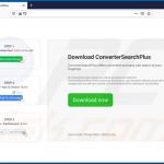 Website used to promote ConverterSearchPlus browser hijacker (Firefox)