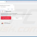 Sito web utilizzato per promuovere il dirottatore del browser PDFSearchHQ 2