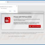 Sito web utilizzato per promuovere il dirottatore del browser PDFSearchHQ 1