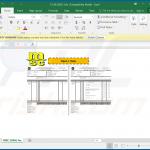 Documento MS Excel dannoso distribuito tramite posta indesiderata MSC (campione 2)