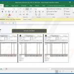 Documento MS Excel dannoso distribuito tramite posta indesiderata MSC (campione 4)