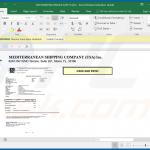 Documento MS Excel dannoso distribuito tramite posta indesiderata MSC (campione 5)