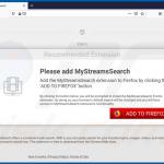 Sito Web utilizzato per promuovere il dirottatore del browser MyStreamsSearch (Firefox) 2