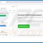 Siti web che promuovono il dirottatore del browser ThePDFConverterSearch 2