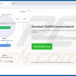 Siti web che promuovono il dirottatore del browser ThePDFConverterSearch 2