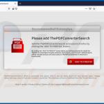 thepdfconvertersearch browser hijacker promotore firefox