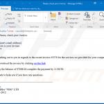 Email di spam utilizzata per diffondere il malware Cobalt Strike che inietta FickerStealer nel sistema (esempio 2)