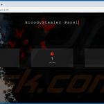 Pannello di amministrazione di Bloody Stealer (BloodyStealer) - gestione