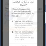 Aspetto delle autorizzazioni richieste dal malware Xenomorph sotto le spoglie dell'app 