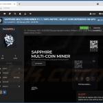 minatore sapphire promosso sul forum degli hacker