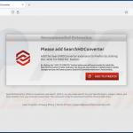 Siti web che promuovono il browser hijacker SearchHDConverter 2