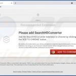 Siti web che promuovono il browser hijacker SearchHDConverter 3