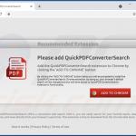 Siti web utilizzati per promuovere il dirottatore del browser QuickPDFConverterSearch 3