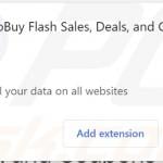 Screenshot dei permessi richiesti dalle estensioni del browser di cookie stuffing(AutoBuy Flash Sales, Deals, e Coupons)
