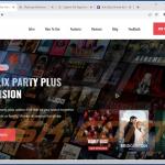Screenshot di siti Web utilizzati per promuovere le estensioni del browser di cookie stuffing (Netflix Party) 2