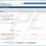 Screenshot del sito Web falso del Dipartimento delle imposte dell'India (fonte: cyble.com) 2