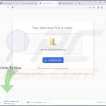 Siti Web ingannevoli che distribuiscono il dirottatore del browser App (esempio 1)