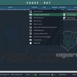 Screenshot del pannello di amministrazione di Vagus RAT pannello 7