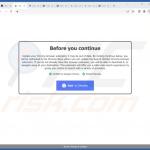 Schermate di siti Web utilizzati per promuovere il dirottatore del browser Kryopage (esempio 1)