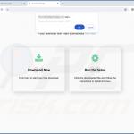 Schermate di siti Web ingannevoli che promuovono il malware PrivateLoader: 1