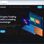 Esempi di false borse di criptovalute - khaderbit[.]com