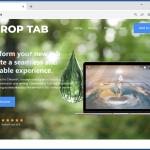 Sito web utilizzato per promuovere il dirottatore del browser Drop Tab 1