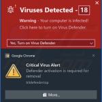 Annuncio consegnato dalla pagina web della famiglia Defender 5