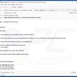 Email truffaldina che diffonde il malware QuirkyLoader 4