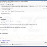 Email truffaldina che diffonde il malware QuirkyLoader 6