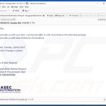 Email truffaldina che diffonde il malware QuirkyLoader 8