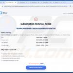 Cloud Account Scheduled For Deletion truffa via email esempio web 2