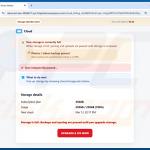 Cloud Subscription Paused falsa pagina di avviso cloud (esempio 3)