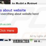 Lights Off adware generating intrusive online advertisements (sample 2)