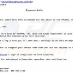 Esempi di email infette che diffondono HELP_YOUR_FILES ransomware (sample 6)
