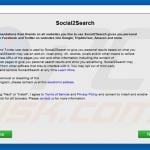 Official Social2Search adware installation setup